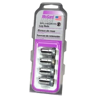 SplineDrive Lug Nut (Cone Seat) M12X1.5 / 1.24in. Length (4-Pack) - Chrome (Req. Tool)