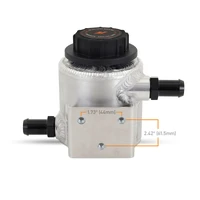 Universal Aluminum Coolant Expansion Tank - Brushed
