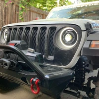 Oculus Bi-LED Projector Headlights for Jeep JL/Gladiator JT - Matte Blk - 5500K
