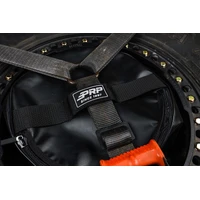 Spare Tire Storage Bag 8.5 x 13 Inch Black Vinyl Coated Nylon