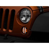 07-18 Jeep Wrangler JK Axial Series LED Front Turn Signals (Smoked)