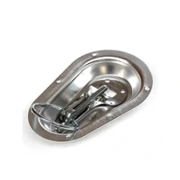 Recessed Bonnet Pin Plates - Black