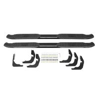 2007-2018 Toyota Tundra Double Cab PRO TRAXX 4 Oval Nerf Step Bars - Black