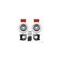 Forged Dynalite P/S P-B Kit Drilled-Red Chevy 12 Bolt w/ C-Clips