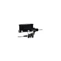HV Tandem M/C Kit w L/H Bracket & Prop Valve - 15/16in Bore Black-W/Pushrod