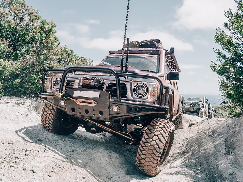 Superior Hyperflex Radius Arms With Drop Boxes Suitable For Nissan Patrol GQ/GU 2-3 Inch (50-75mm) Castor Correction (Pair) - HYPERARMDB2-3