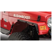 97-06 Jeep Wrangler Flat Style Flares 4pc - Black