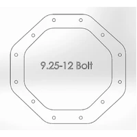 Rear Differential Cover (Black Machined; Pro Series); Dodge/RAM 94-14 Corporate 9.25 - 46-70272