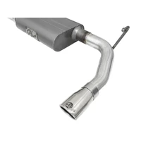 Scorpion 2-1/2in Alum Steel Axle-Back Exhaust w/Polished Tip V6-3.6 (Wrangler JK 07-18)