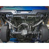 MACH Force-Xp 3in to 3-1/2in 304 SS Cat-Back Exhaust w/Black Tip (F-150 Raptor 17-18)