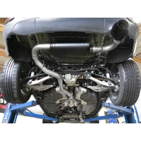 Large Bore HD 3in 304 SS Cat-Back Exhaust w/ Black Tips (Grand Cherokee 14-19)