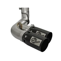 Victory Series 4in 409-SS DPF-Back Exhaust w/ Dual Black Tips 2017 GM Duramax V8-6.6L(td) L5P