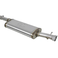 Rebel Series Cat-Back 2.5in Dual Center Exit SS Exhaust w/ Black Tips V6 (Wrangler 07-14)
