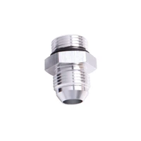 -6AN ORB To -6AN Straight Male Flare Adapter - Black