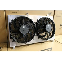 Fan Shroud & Fan Kit (Soarer JZZ30R JZZ31R) - Satin Black