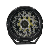 9" Round Slimline Laser LED Driving Light Kit 9 - 36 Volt 152 Watt