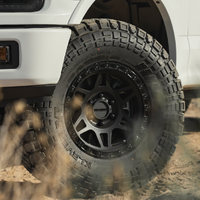 MR312 17x8.5 6x139.7 0 Matte Black - Gloss Black Lip