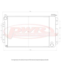 68mm Radiator (Camaro 67-69)