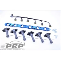 Nissan R34 NEO Motor Coil Kit Silver / Complete Kit - Bracket / Stalks / Coils / Loom / LOOM 1 - NEO Head on S1 Motor