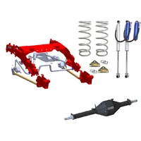 Superior Bolt in Coil Conversion VSB14 Approved 2 Inch (50mm) Lift Kit with Track Corrected Chromoly Diamond Diff Housing w/Remote Reservoir Shocks (R