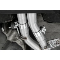 2.5" Axle-Back Dual Split Rear Race Profile (WRX 22-24) - T304 Stainless Steel