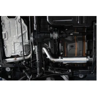 2.5" Cat Back Single Rear Exit (Wrangler 18-24) - T304 Stainless Steel