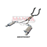 3in Full System With Centre Hotdog & Rear Muffler With Twin Tips (MUSTANG V8 FM 15-17)