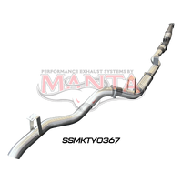 4in Turbo Back with Cat & Muffler (Landcruiser VDJ76 4.5L V8 (DPF) Wagon)