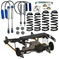 Superior Weld In Coil Conversion VSB14 Approved 2 Inch (50mm) Lift Kit w/2.5 Remote Reservoir Shocks (Front and Rear) Suitable For Toyota LandCruiser 