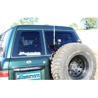 Wheel Carrier Suitable For Nissan Patrol GQ (With Light and Aerial Mounts)