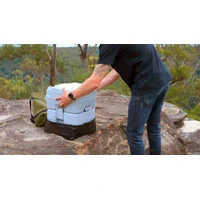 Premium Canvas Camping Toilet Bag