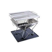 Premium Stainless Steel Firepit Grill