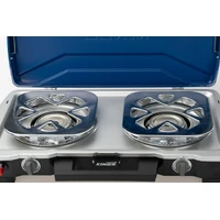 Double Burner Gas Stove - Twin Adjustable Burners