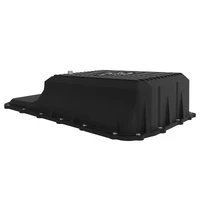 20-21 Ford Truck w/ 10R140 Transmission Pan Black POWER Street Series w/ Machined Fins