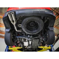 Vulcan Series 2-1/2in to 3in 304 SS Cat-Back Exhaust w/ Black Tip (Sequoia 23-24)
