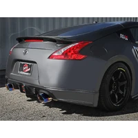 Takeda 2-1/2 IN 304 Stainless Steel Cat-Back Exhaust System w/ Blue Flame Tip (370z 09-20)