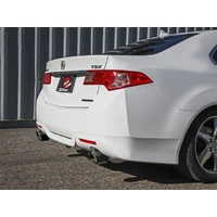 Takeda 2-1/2in to 2-1/4in 304 SS Cat-Back Exhaust System w/ CF Tips (TSX 09-14)