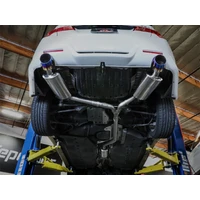 Takeda 2-1/2in to 2-1/4in 304 SS Cat-Back Exhaust System w/BlueFlame Tip (TSX 09-14)