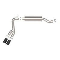 POWER Rebel Series 3.5in SS Cat Back Exhaust w/Black Tips 19-21 RAM V8-6.4L Hemi
