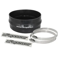 Magnum FORCE CAI Univ. Silicone Coupling Kit (6-1/4in. ID / 2-3/4in. L) Straight w/Hump - Black