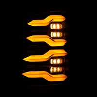 09-18 Dodge Ram Luxx-Series LED Tail Lights Alpha-Black w/ Activation Light & Seq. Signal