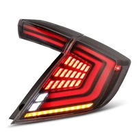 16-21 Honda Civic Hatchback/ Type-R FK8 Nova-Series LED Tail Lights (Pair) - Alpha Black