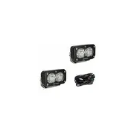 S2 Pro Series LED Light Pods Wide Cornering Pattern - Pair