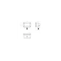 S2 Sport Wide Cornering Pattern Pair LED Work Light - Clear