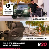 R30 Wall-Mounted Pressure Washer 2600 PSI with 30m Retractable Hose