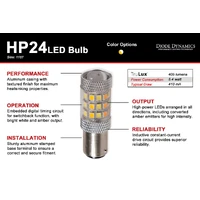 1157 LED Bulb HP24 Dual-Color LED Cool White Pair