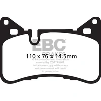 14 Mercedes-Benz C63 AMG (W204) 6.2 Bluestuff Rear Brake Pads