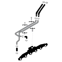 Replacement Heater Core Line Kit For 89-98 12 Valve Cummins