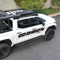 22-23 Toyota Tundra CrewMax Ceros Low Profile Roof Rack - Tex. Blk