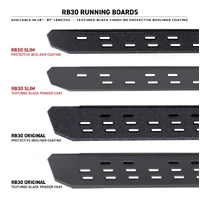 RB30 Running Boards 87in. - Bedliner Coating (Boards ONLY/Req. Mounting Brackets)